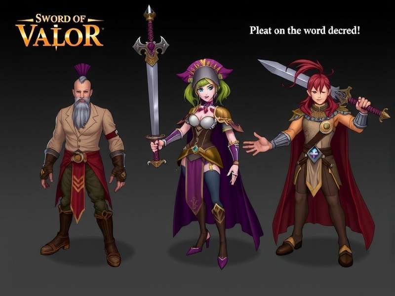 Warrior, Mage, and Assassin classes in combat Sword Of Valor character classes